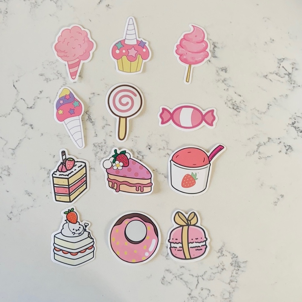 Pink 50 Pieces Cute Sticker Bundle - Picture 7 of 16
